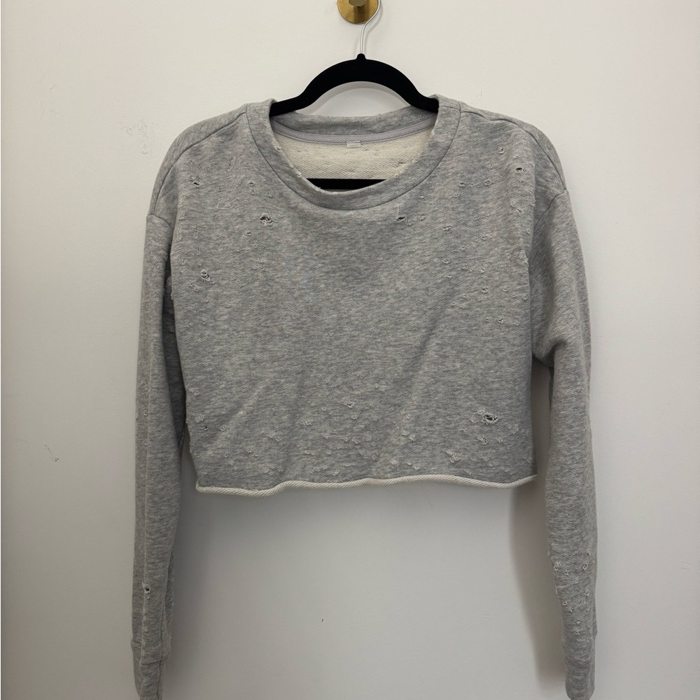 Lululemon cropped sweatshirt